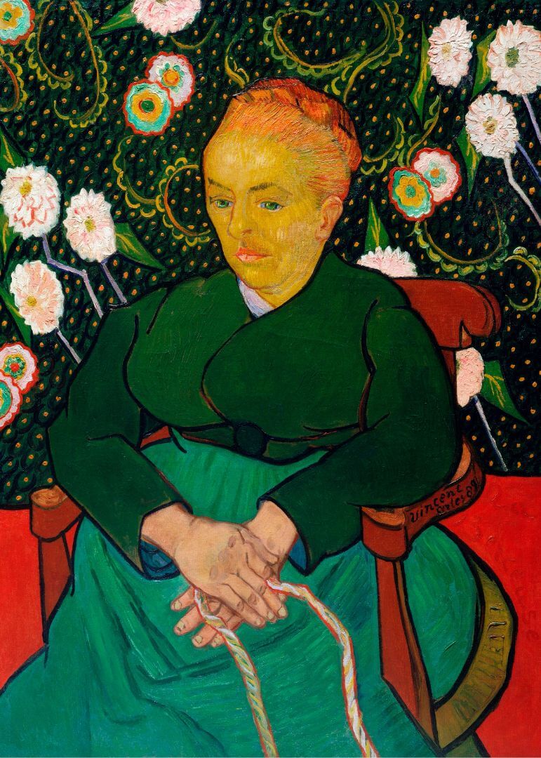 The Berceuse, Woman Rocking a Cradle (1889)