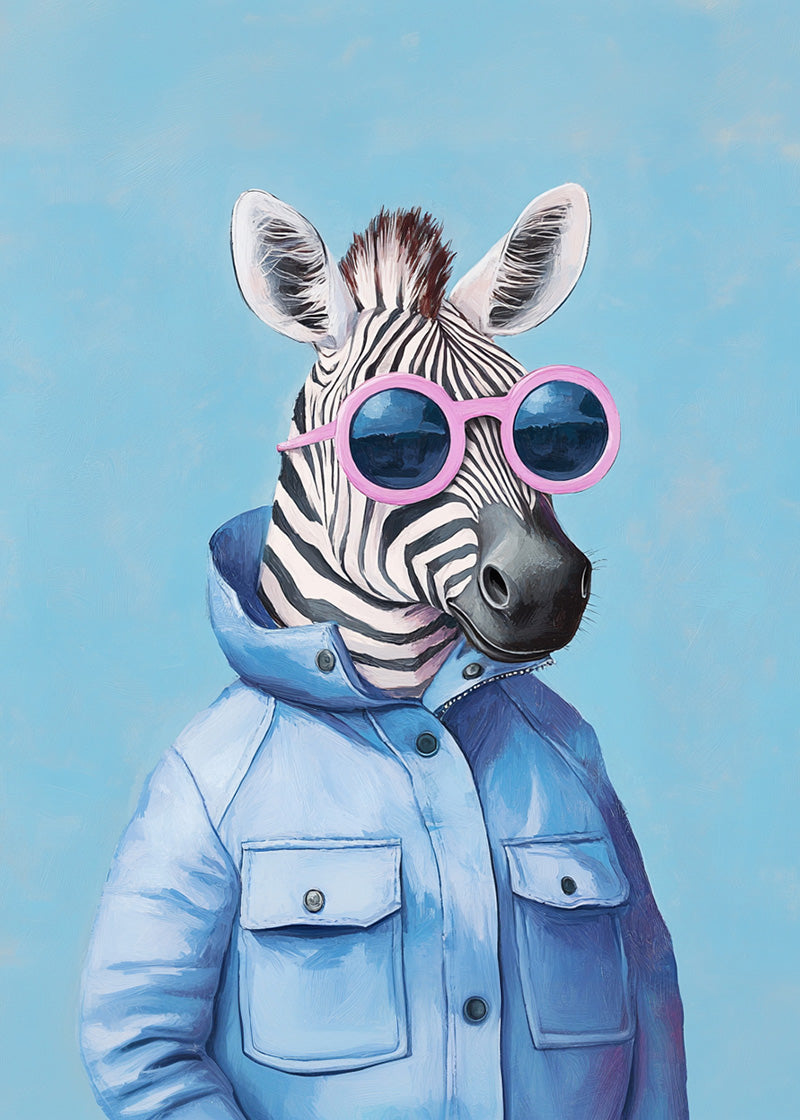 The cool zebra