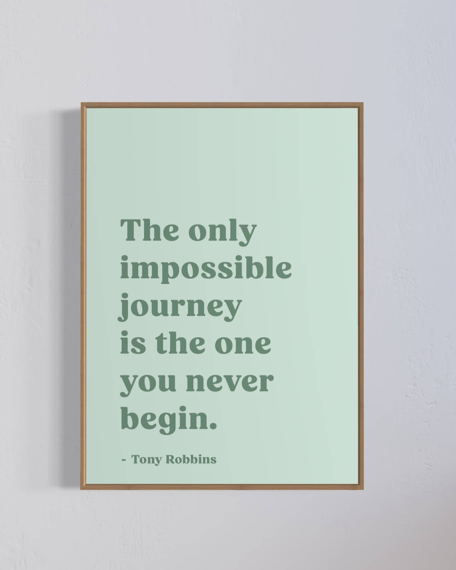 The only impossible journey - green