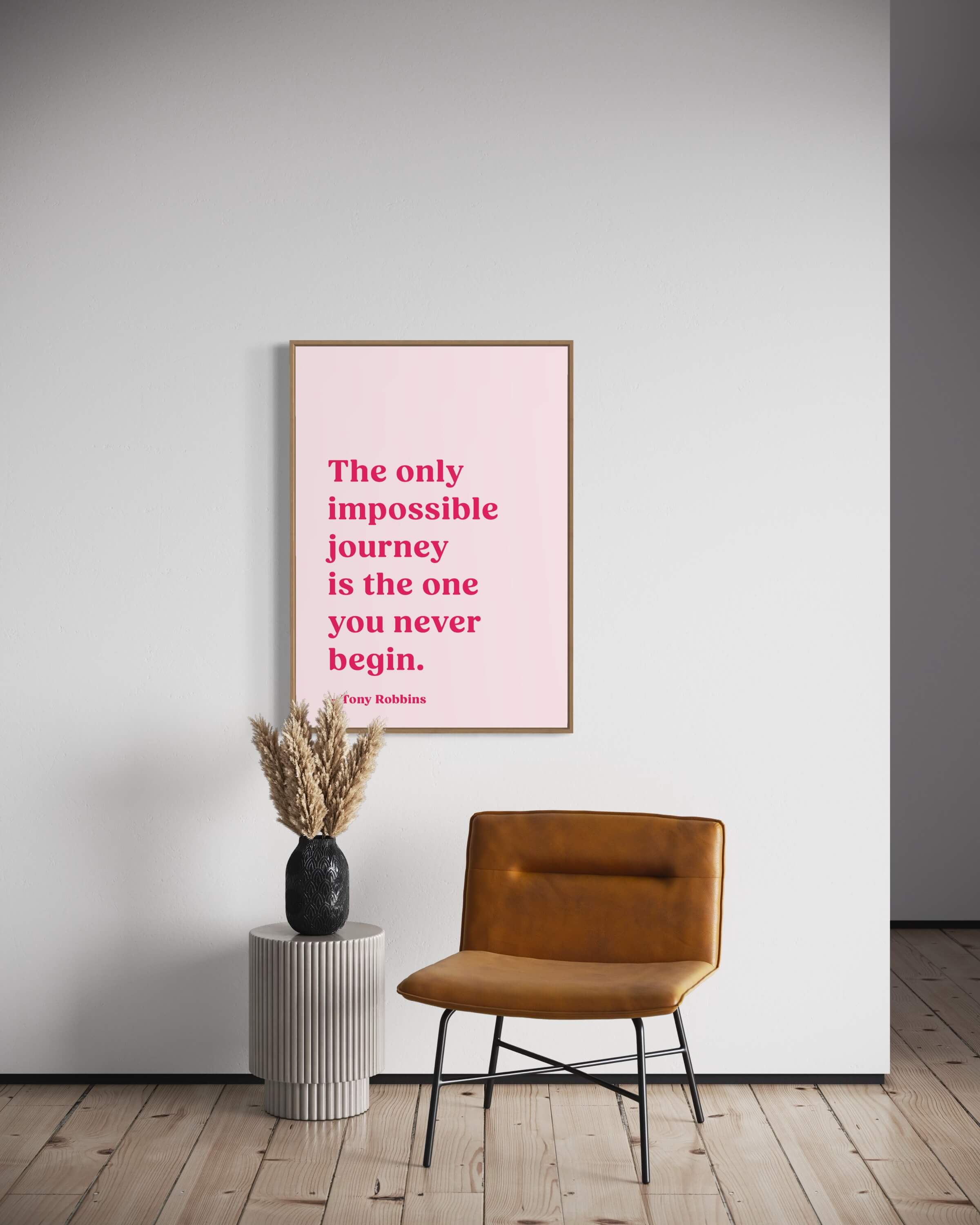 The only impossible journey - pink