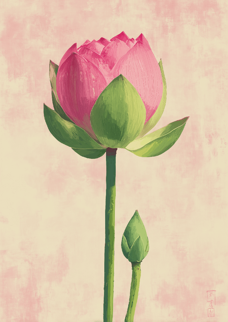 The pink lotus