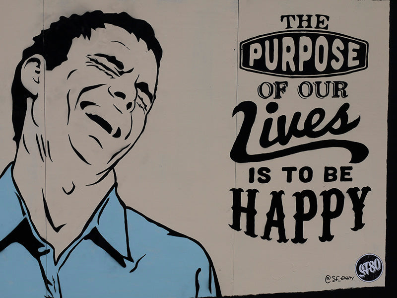 The purpose of life is to be happy
