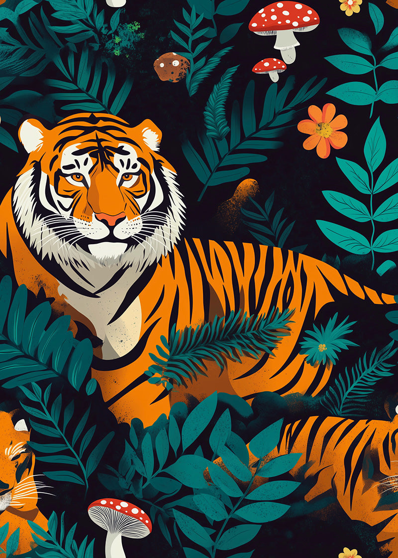 Tiger på spring