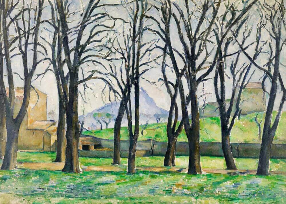 Trees and Houses Near the Jas de Bouffan