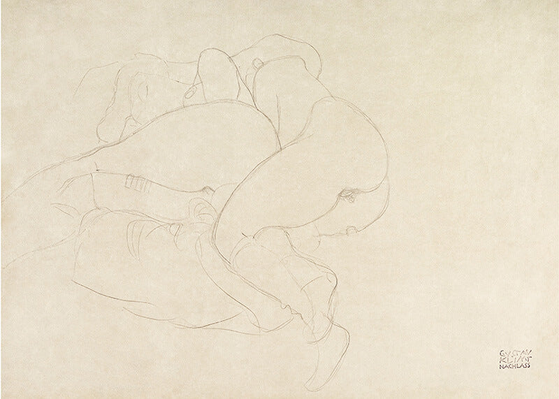 Two Women Friends Reclining
