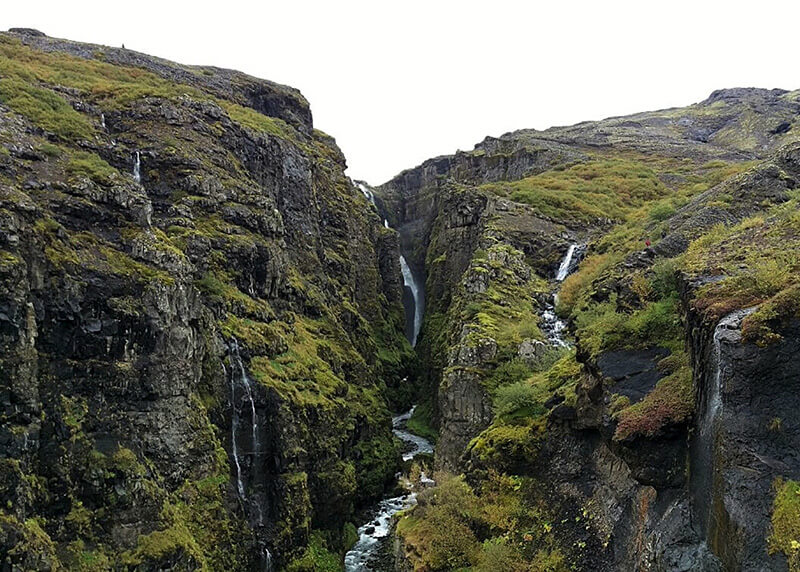 Vandfald i Kløften