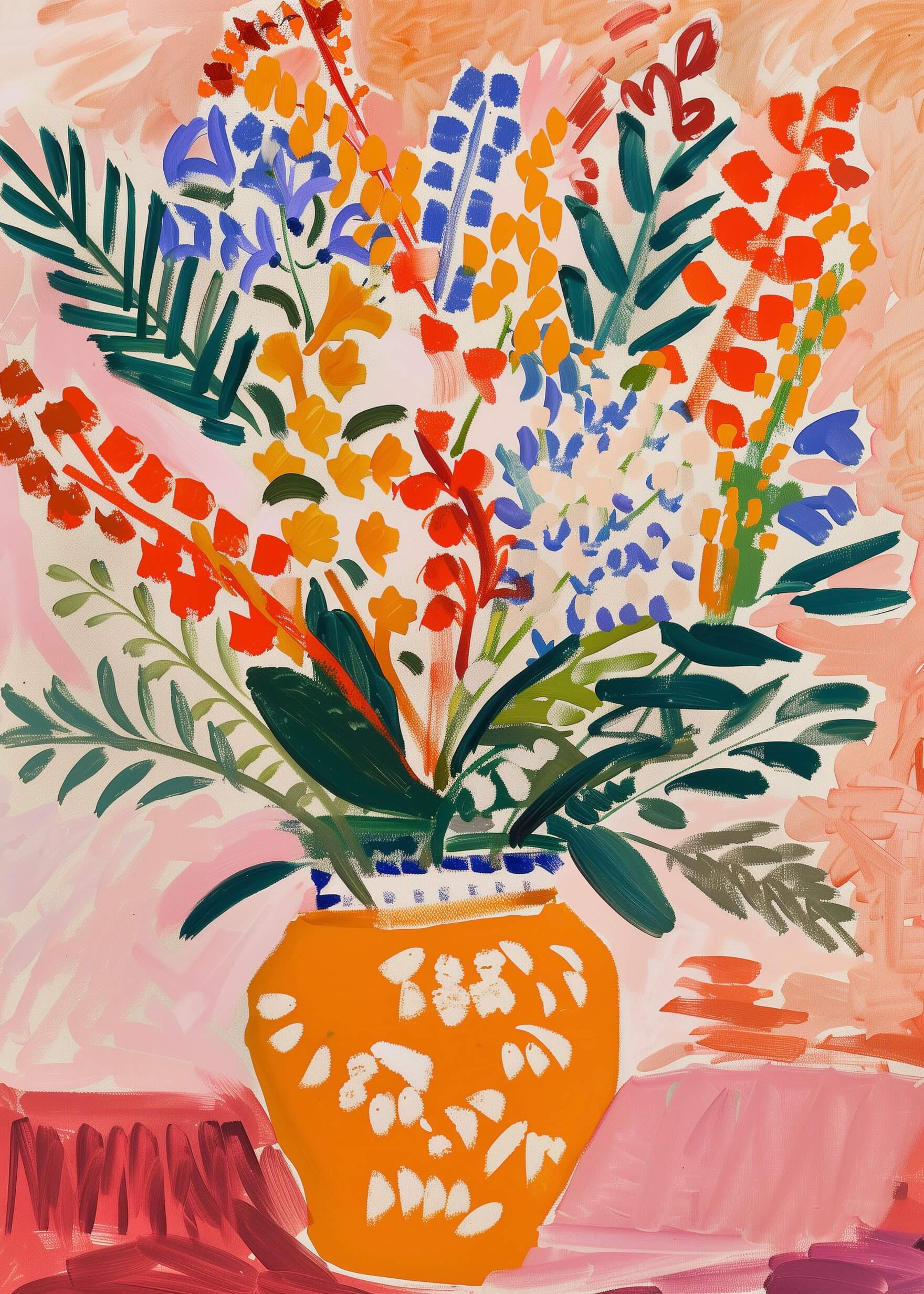 Vase - Matisse style