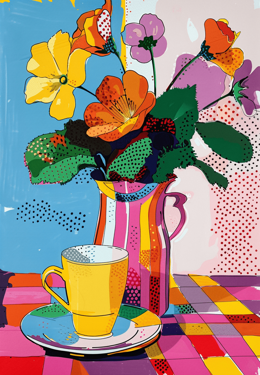 Vase popart