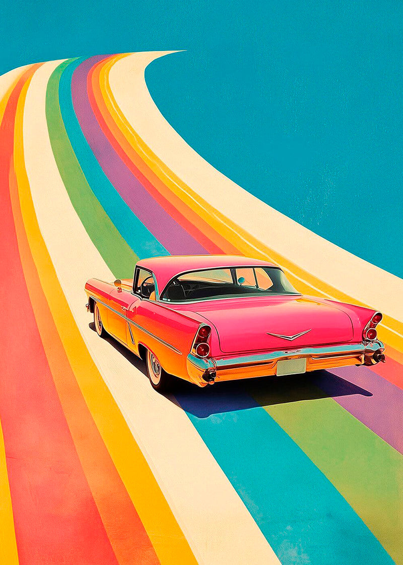 Vintage rainbow
