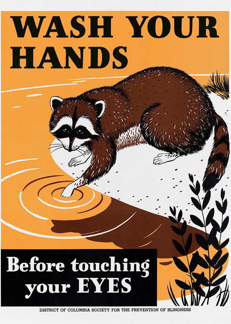Wash your hands before touching your eyes