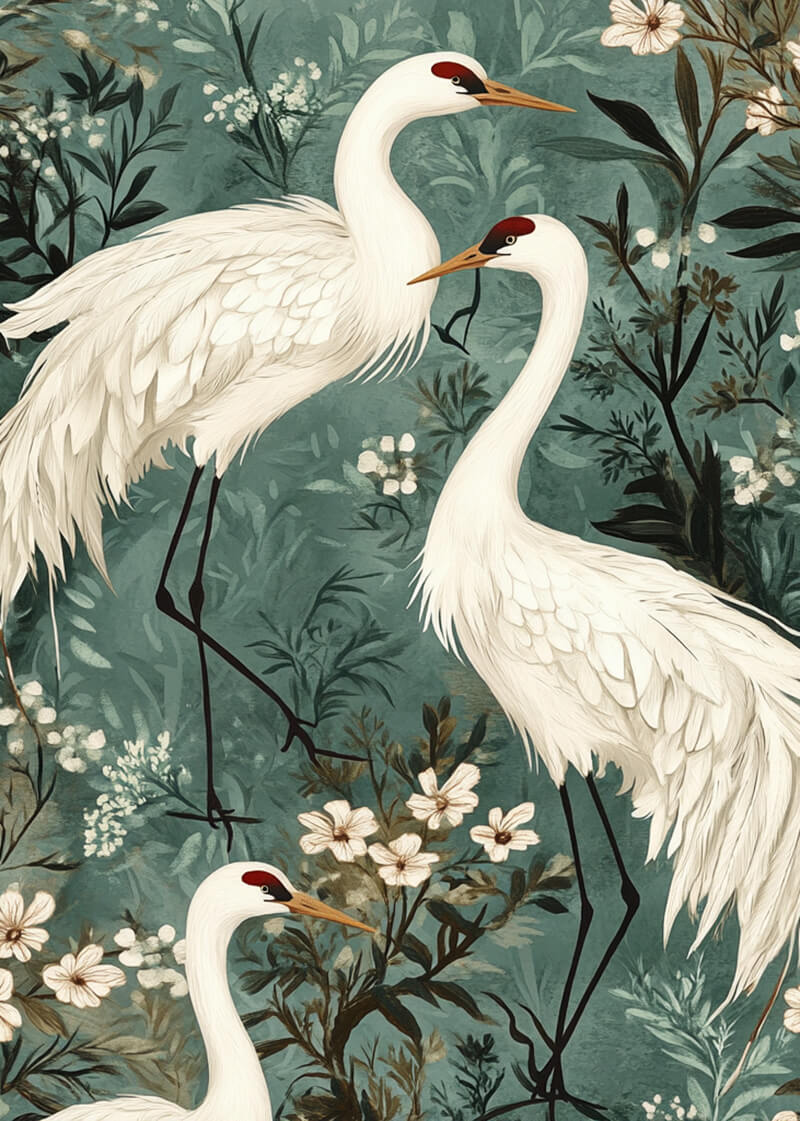 William Morris Style Fugle