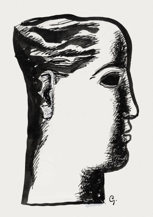 Women's head af Leo Gestel