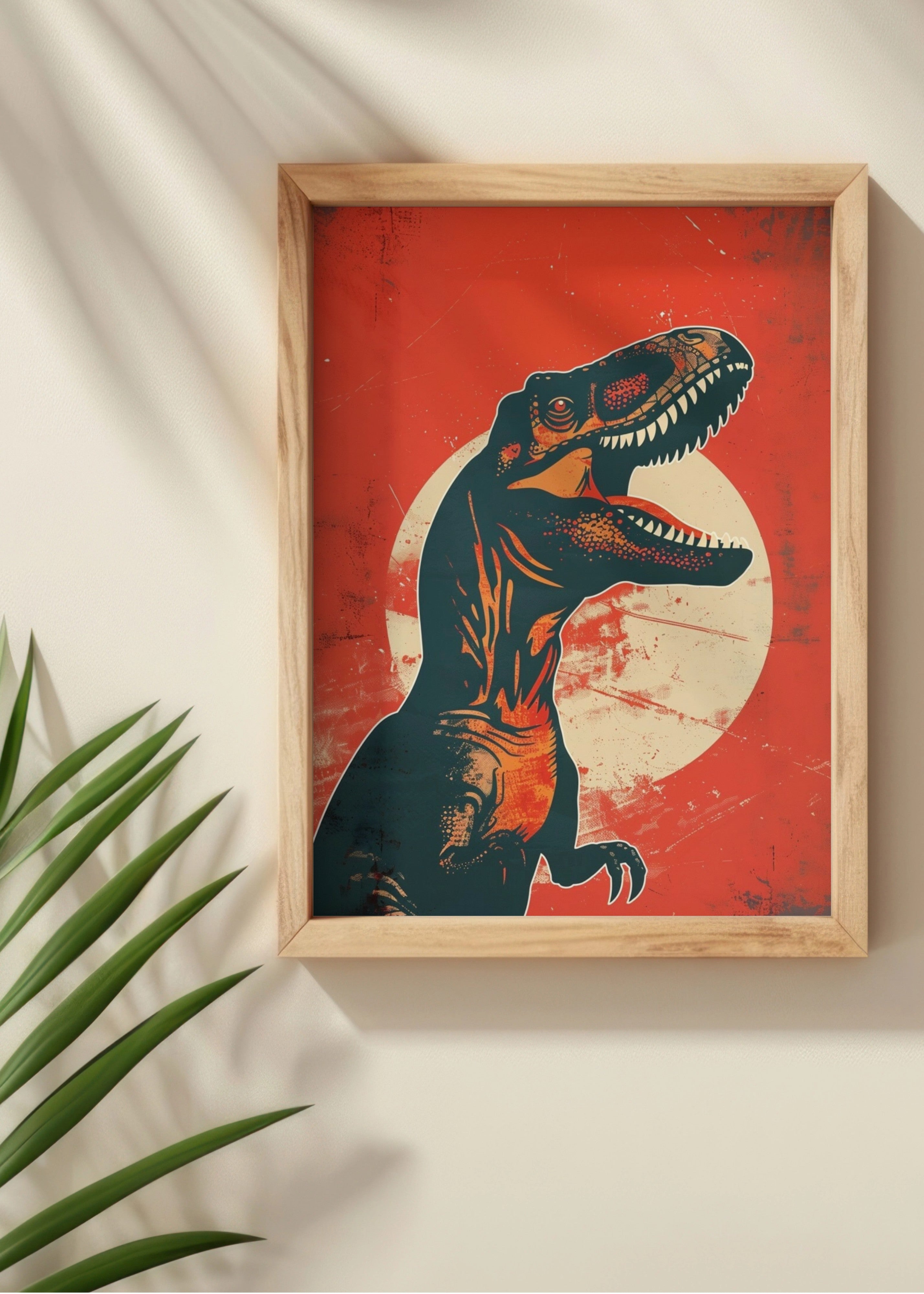 The red dinosaur