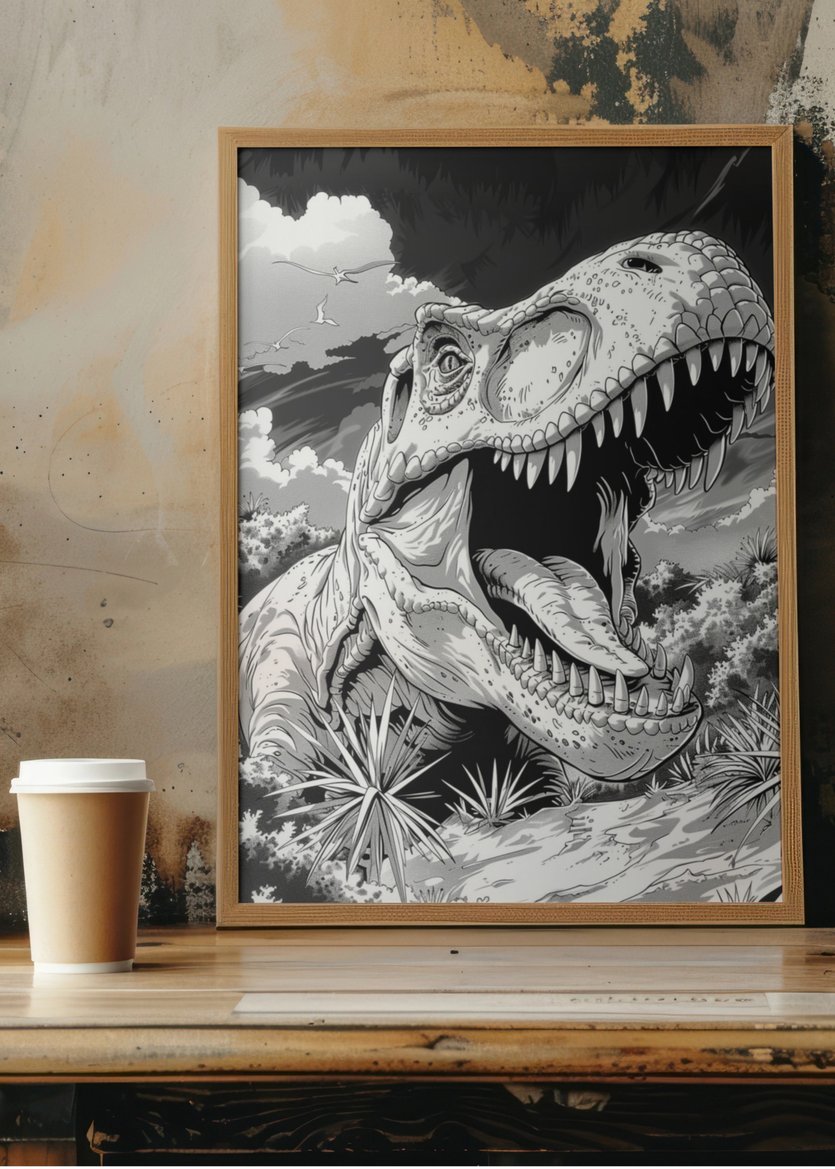 T-rex attack