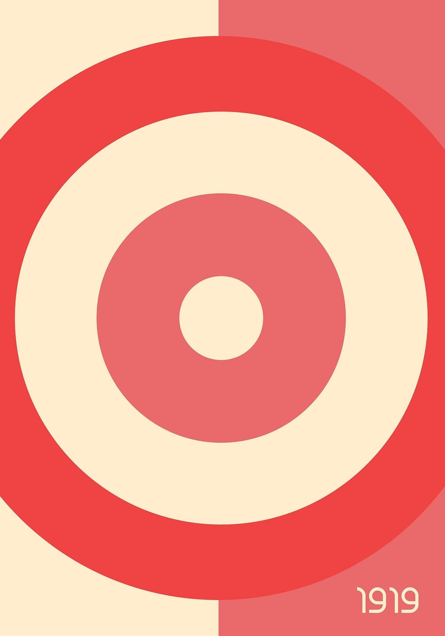 Geometrisk 1919 Billedvæg