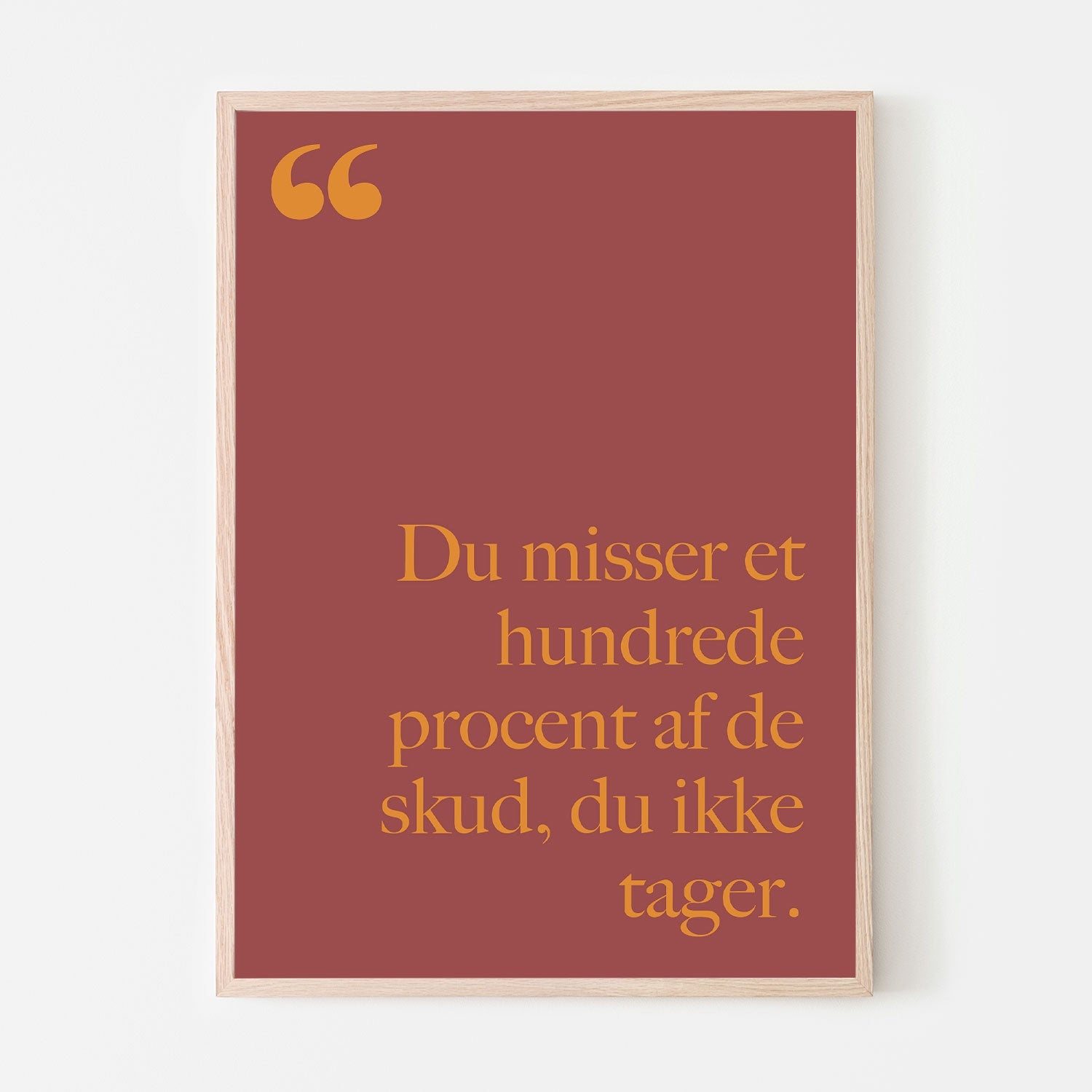 Citat plakat - The Quote Three - WeDoArt