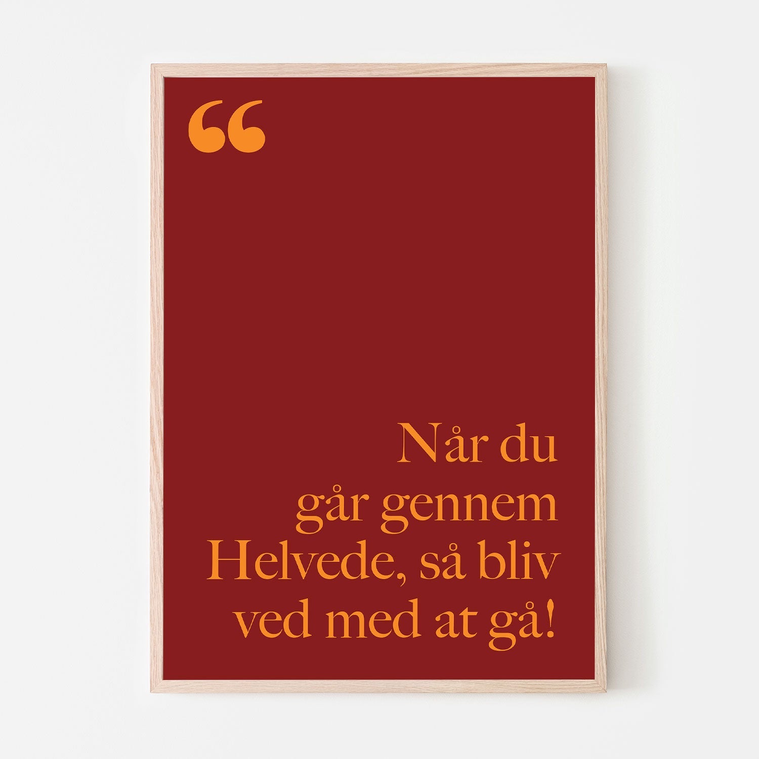 Citat plakat - The Quote Five - WeDoArt