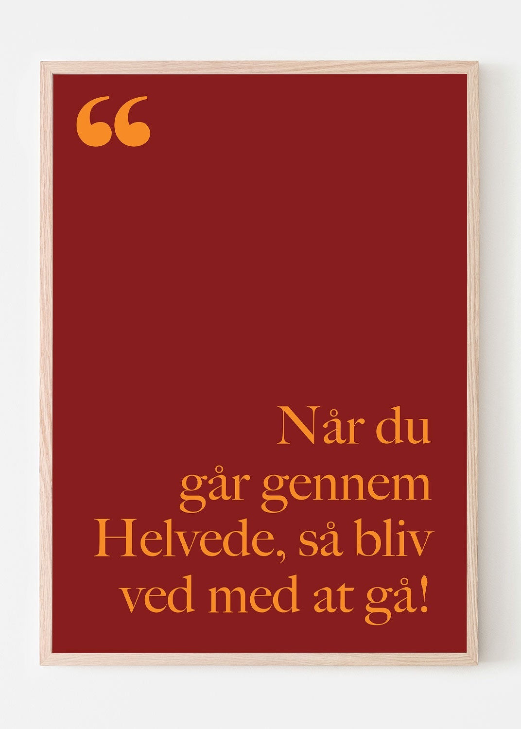 Citat plakat - The Quote Five - WeDoArt