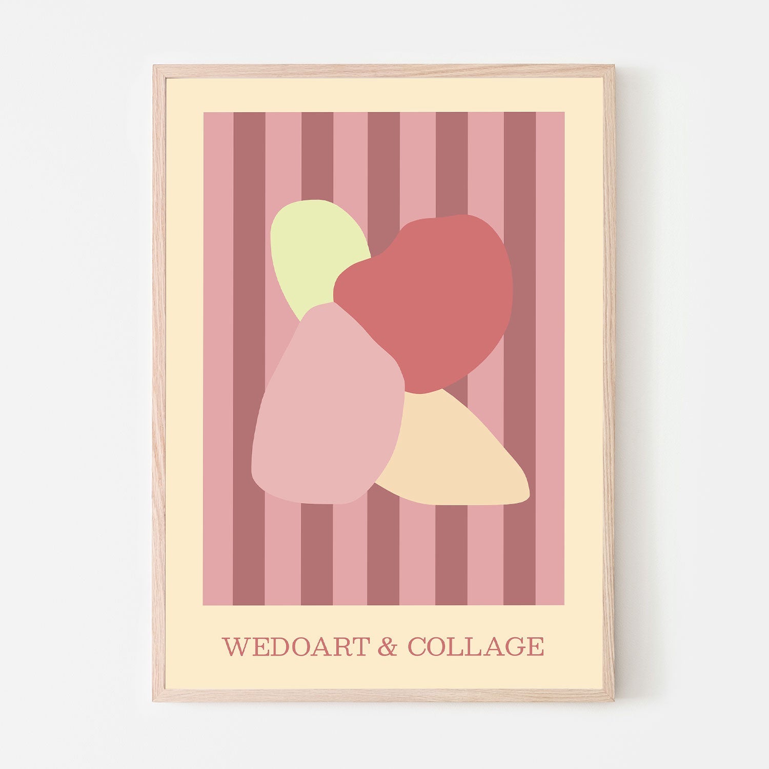 Grafisk plakat i høj kvalitet - The Collage Four - Collage plakat