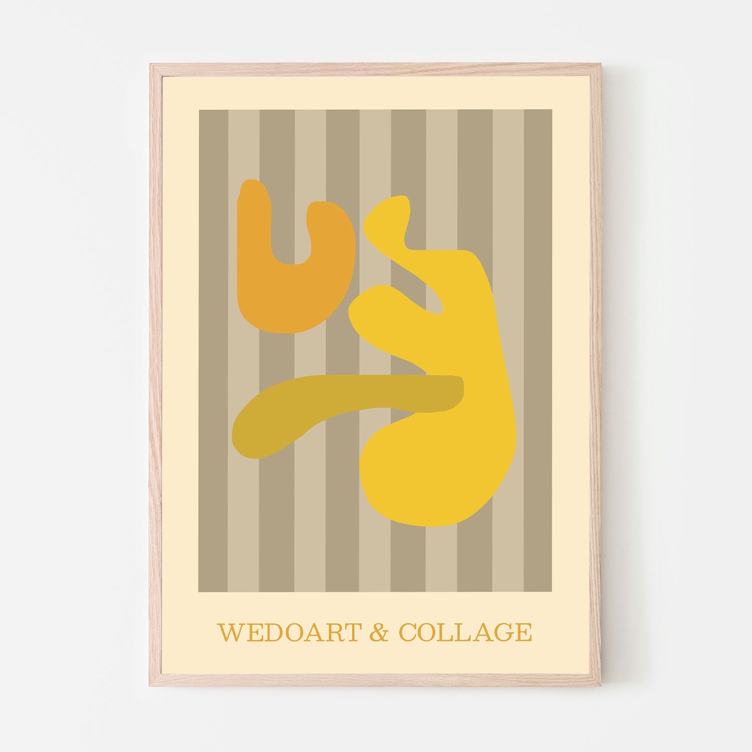 Grafisk plakat i høj kvalitet - The Collage Eight - Collage plakat