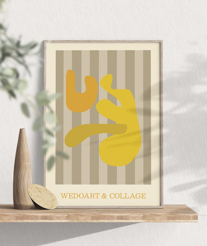 The Collage Eight - WeDoArt Shop - Grafiske plakater og billedrammer i høj kvalitet