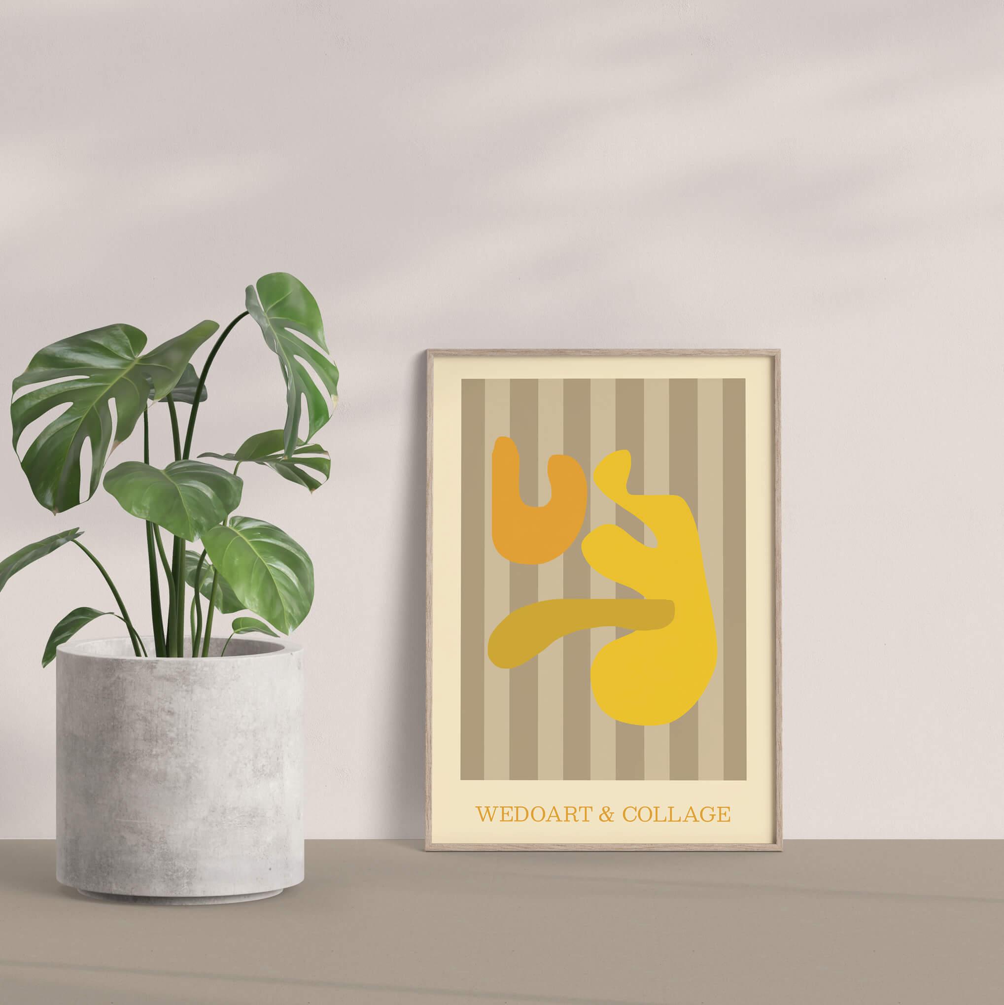 The Collage Eight - WeDoArt Shop - Grafiske plakater og billedrammer i høj kvalitet