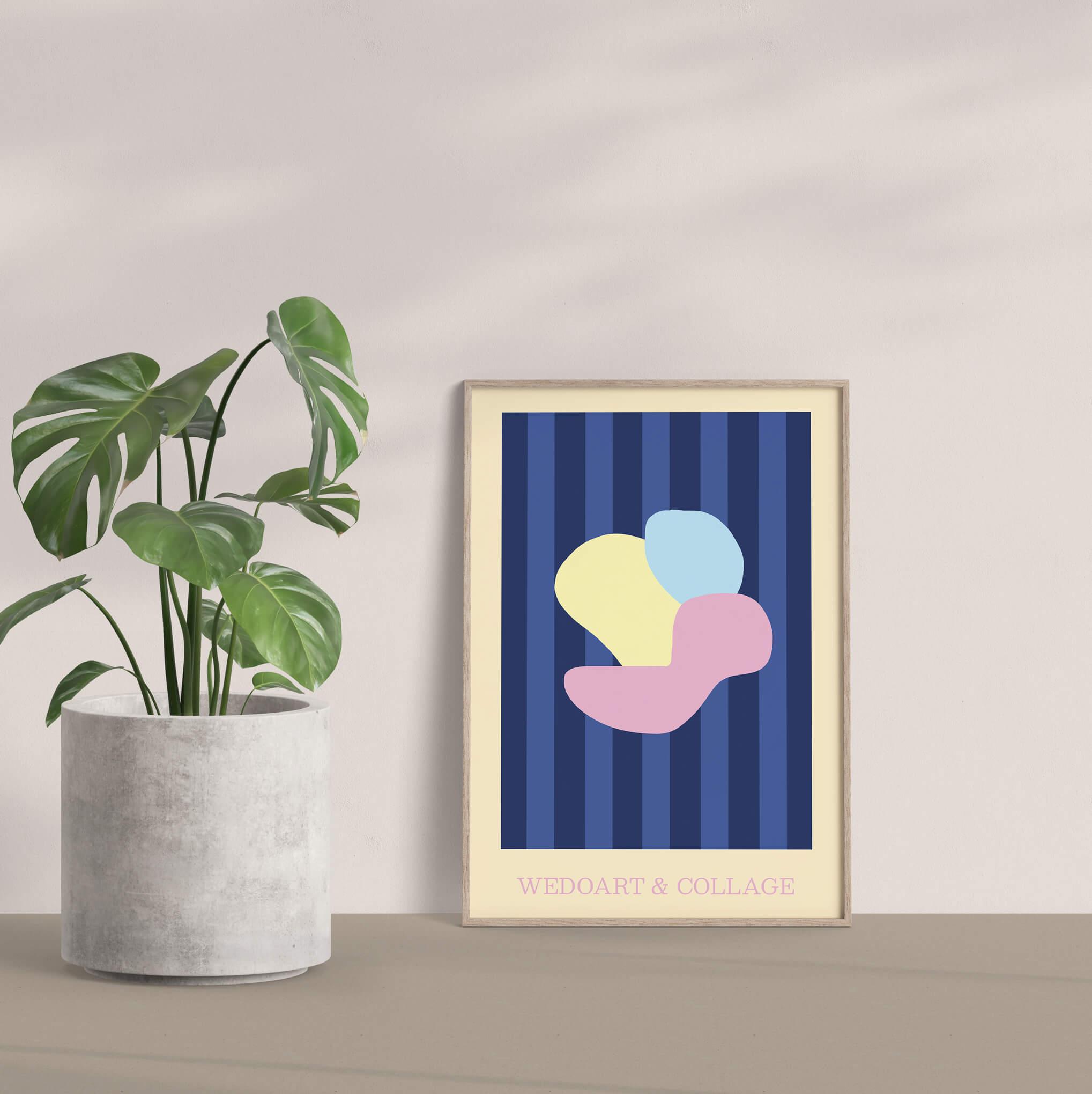 The Collage Five - WeDoArt Shop - Grafiske plakater og billedrammer i høj kvalitet