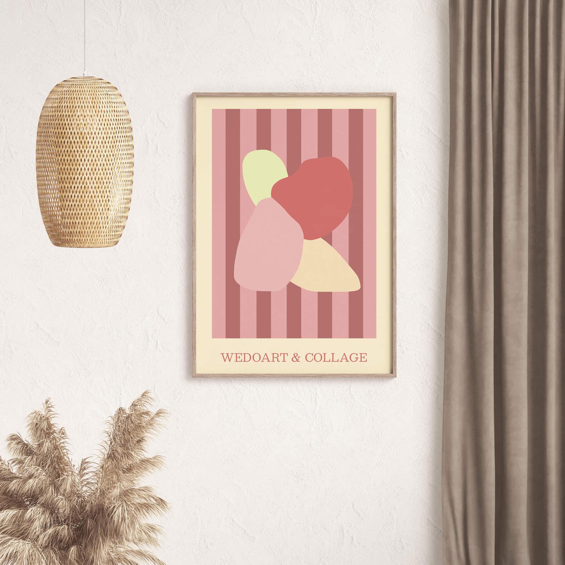 The Collage Four - WeDoArt Shop - Grafiske plakater og billedrammer i høj kvalitet