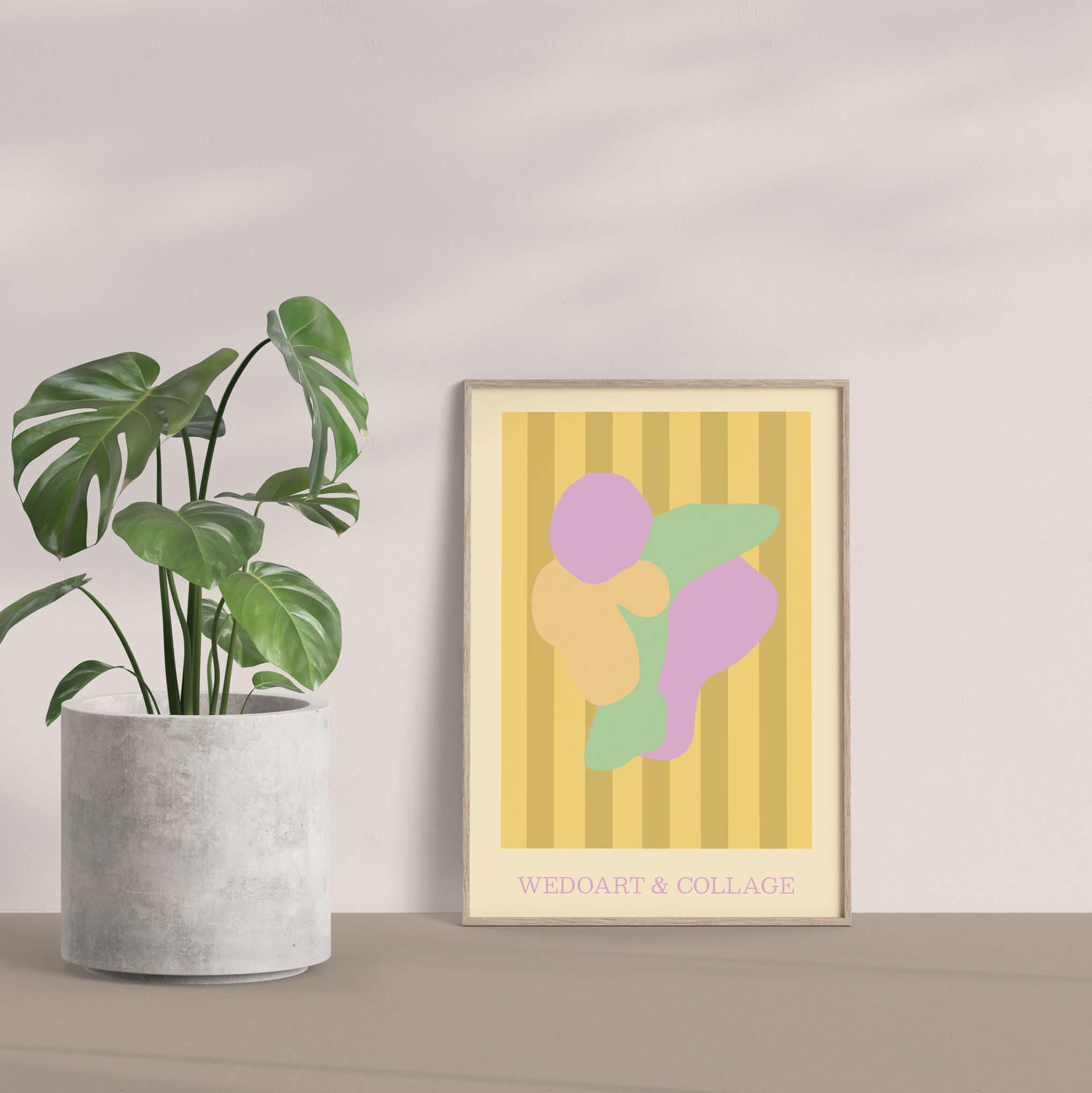 The Collage One - WeDoArt Shop - Grafiske plakater og billedrammer i høj kvalitet