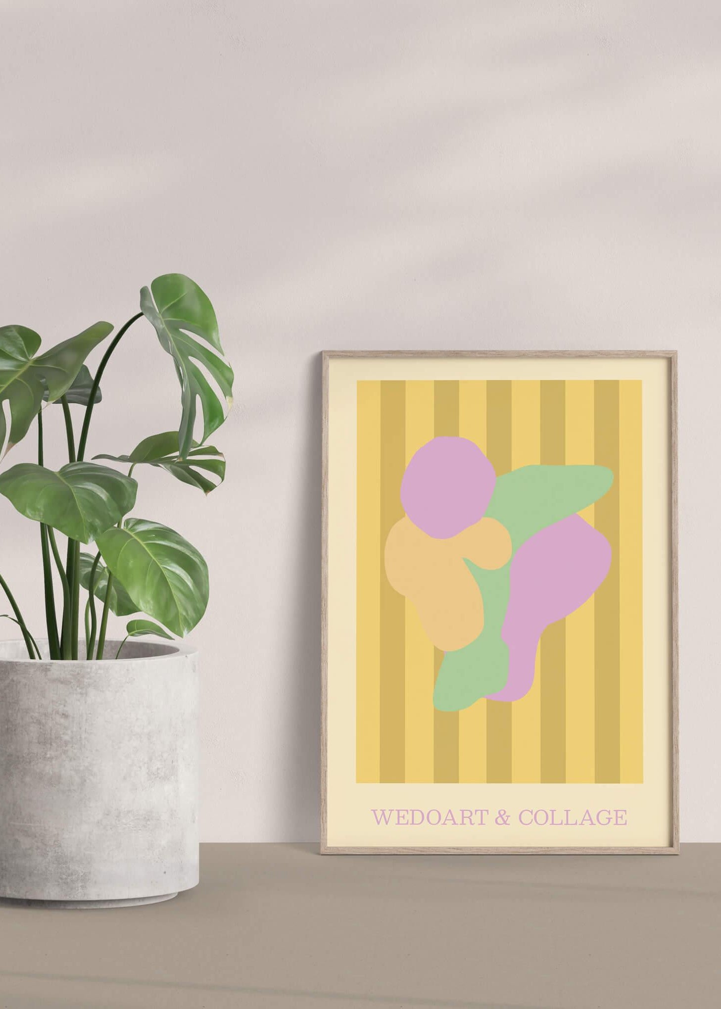 The Collage One - WeDoArt Shop - Grafiske plakater og billedrammer i høj kvalitet
