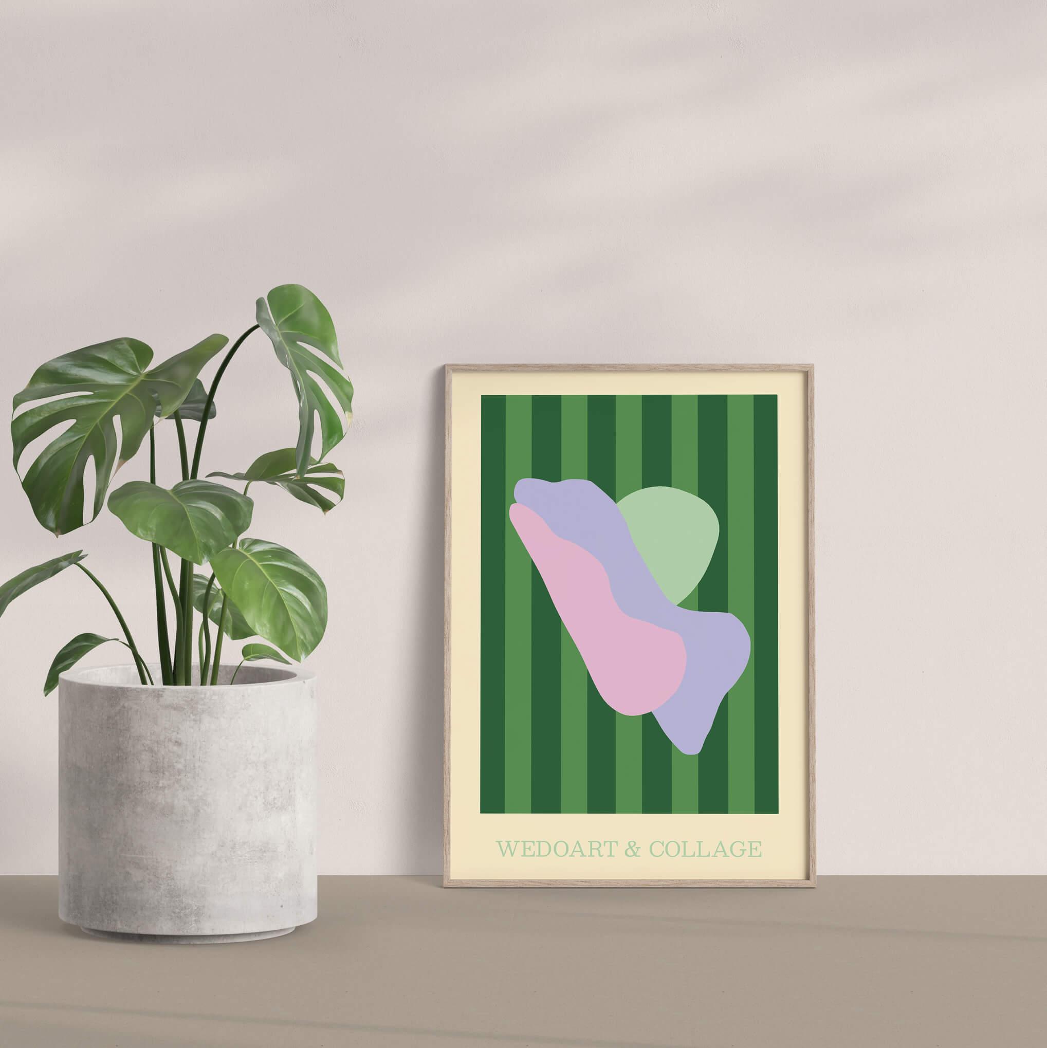 The Collage Seven - WeDoArt Shop - Grafiske plakater og billedrammer i høj kvalitet