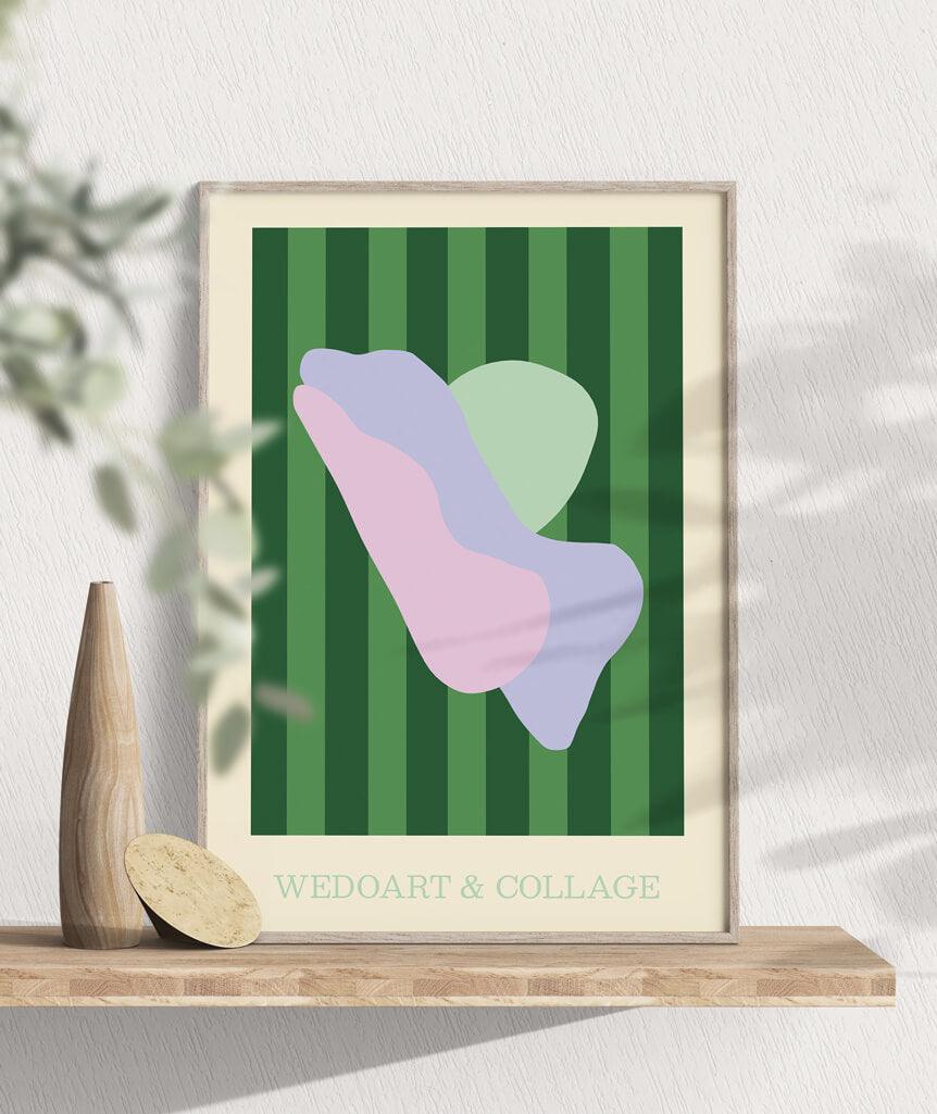 The Collage Seven - WeDoArt Shop - Grafiske plakater og billedrammer i høj kvalitet