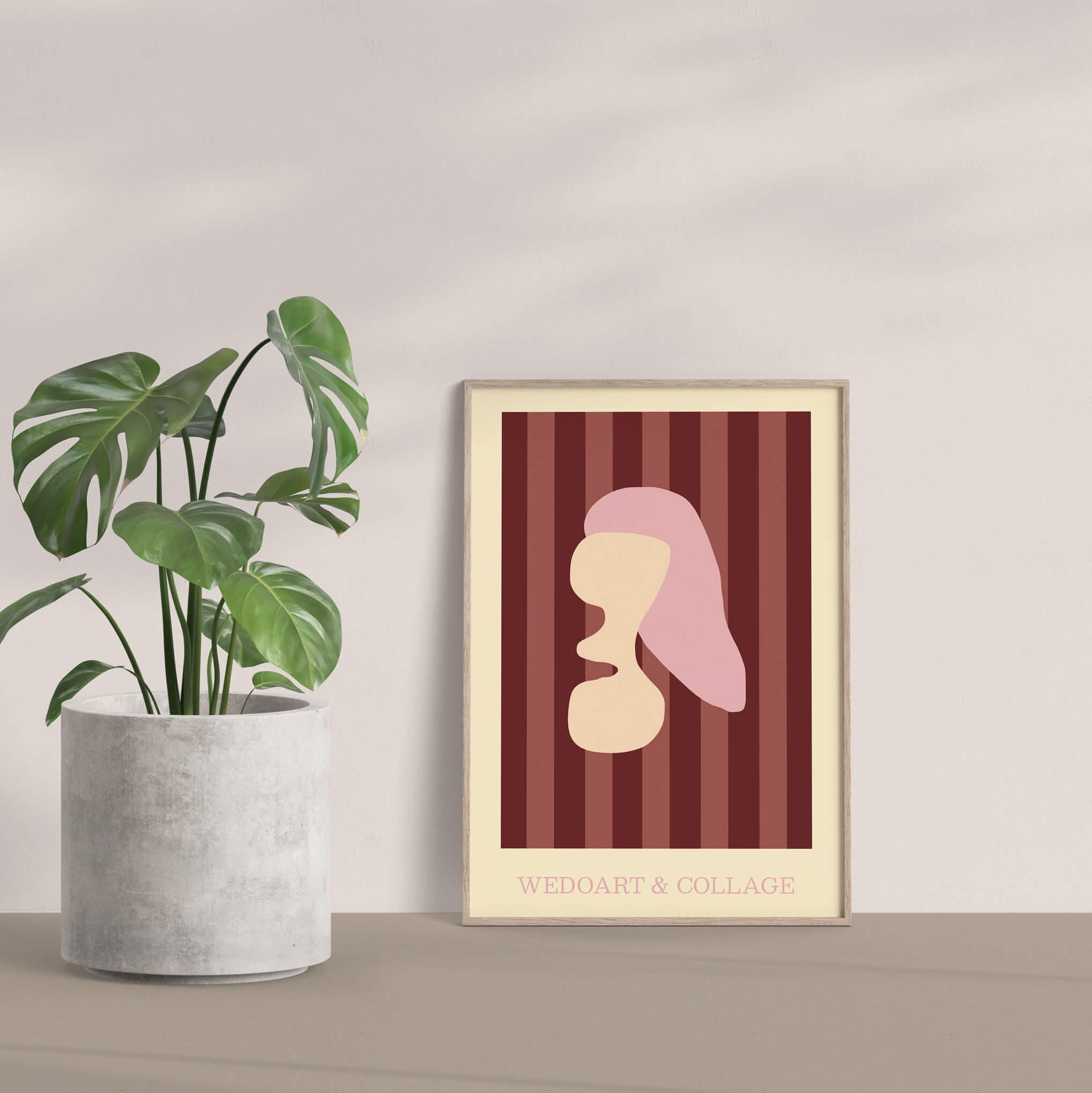 The Collage Six - WeDoArt Shop - Grafiske plakater og billedrammer i høj kvalitet