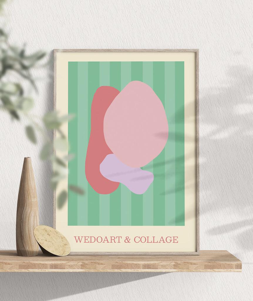 The Collage Two - WeDoArt Shop - Grafiske plakater og billedrammer i høj kvalitet