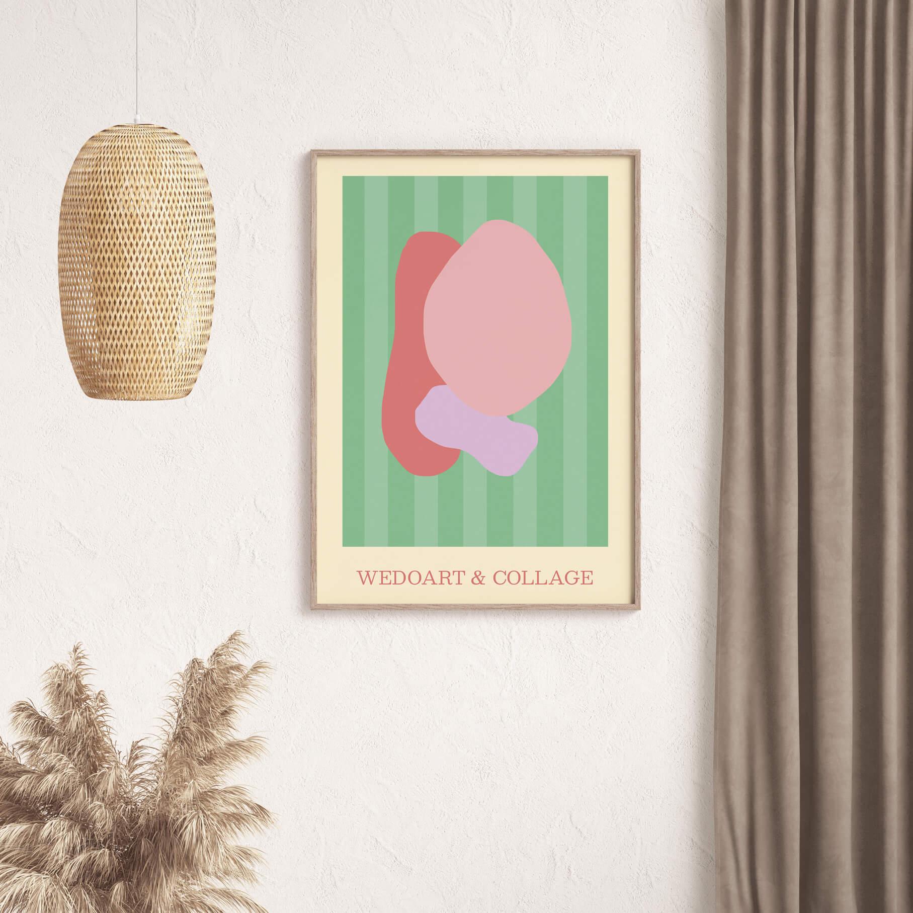 The Collage Two - WeDoArt Shop - Grafiske plakater og billedrammer i høj kvalitet