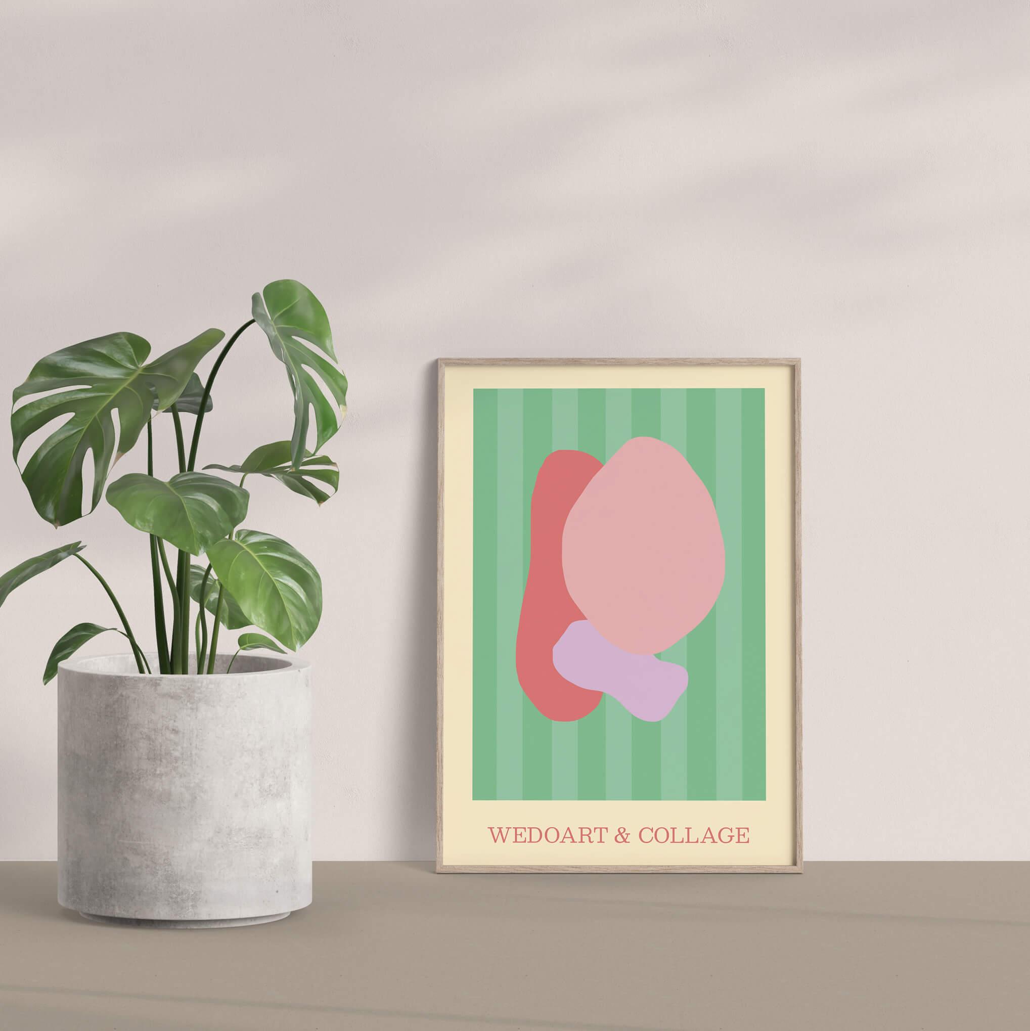 The Collage Two - WeDoArt Shop - Grafiske plakater og billedrammer i høj kvalitet