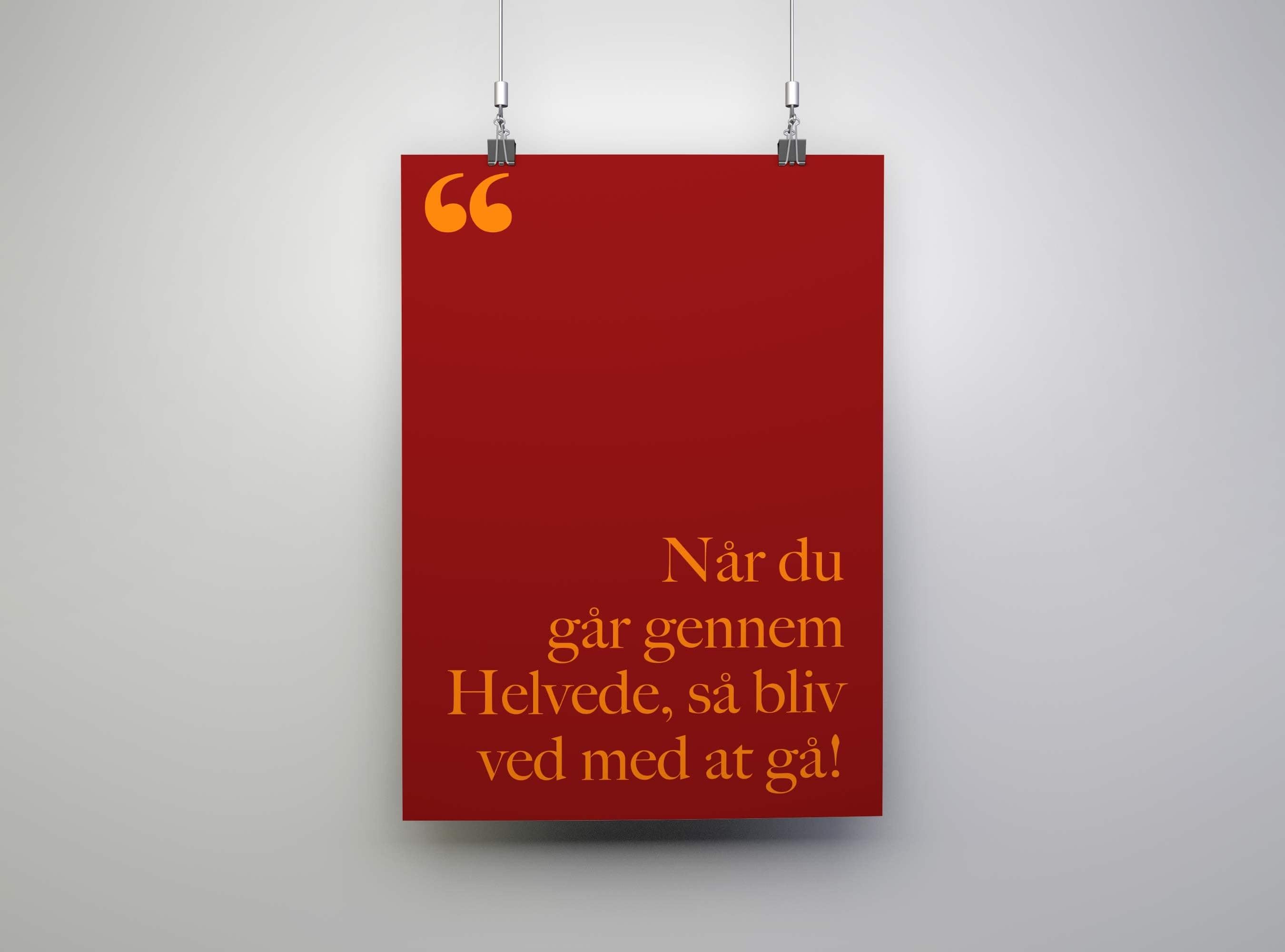 The Quote Five - WeDoArt Shop - Grafiske plakater og billedrammer i høj kvalitet