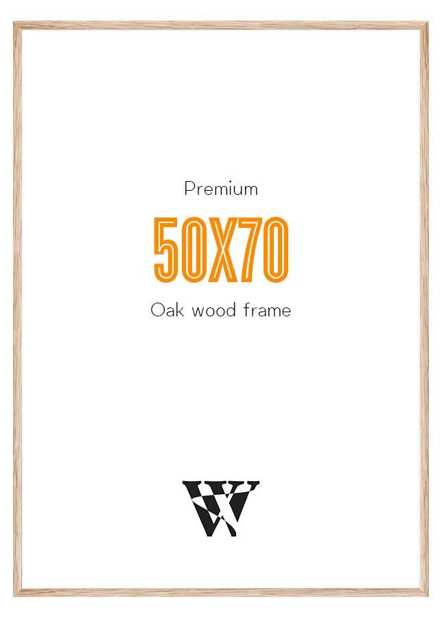 The Wooden Frame – 50x70 - WeDoArt Shop - Grafiske plakater og billedrammer i høj kvalitet