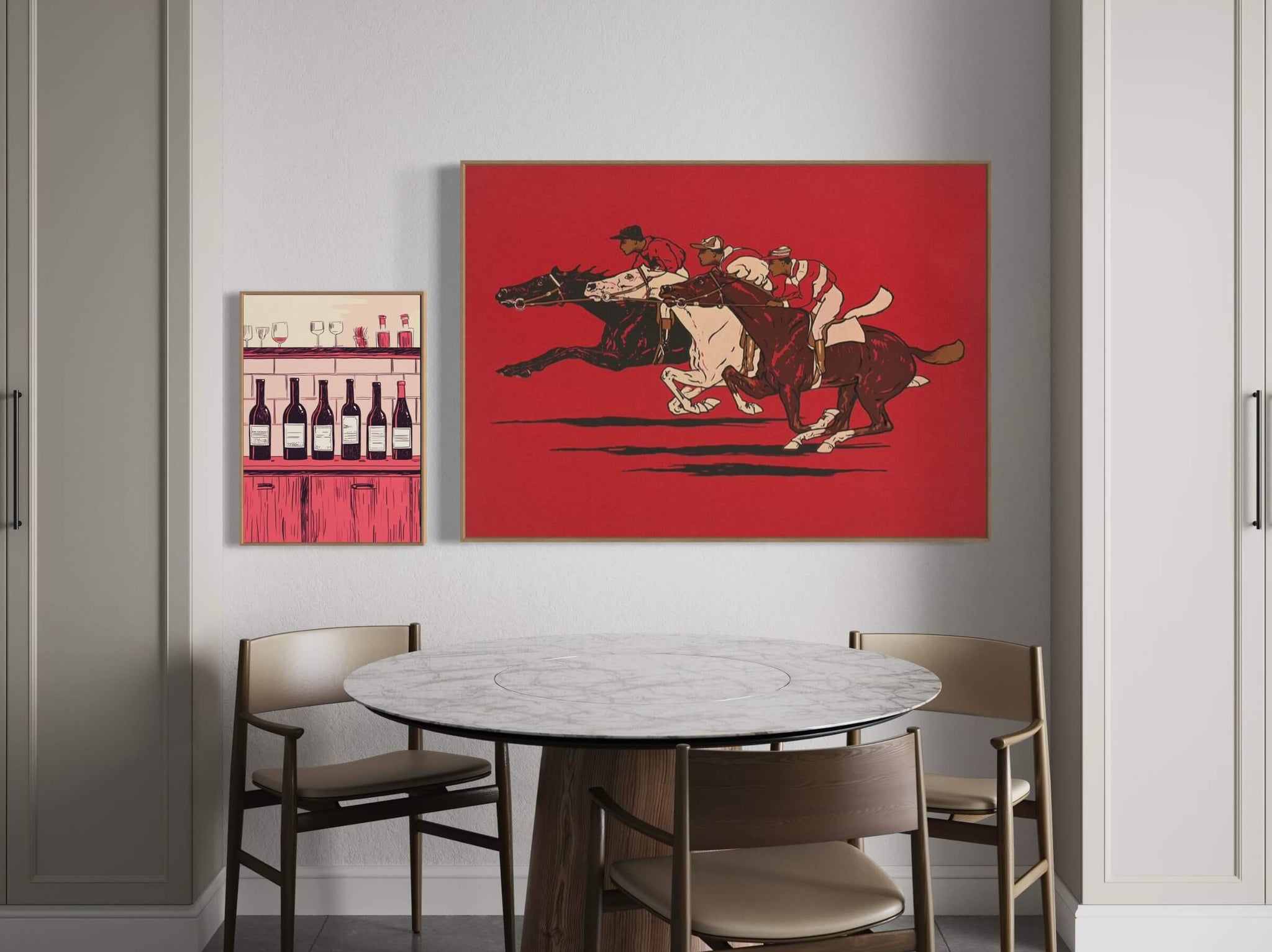 💋 Røde plakater - varme, passion og stil til dit hjem
