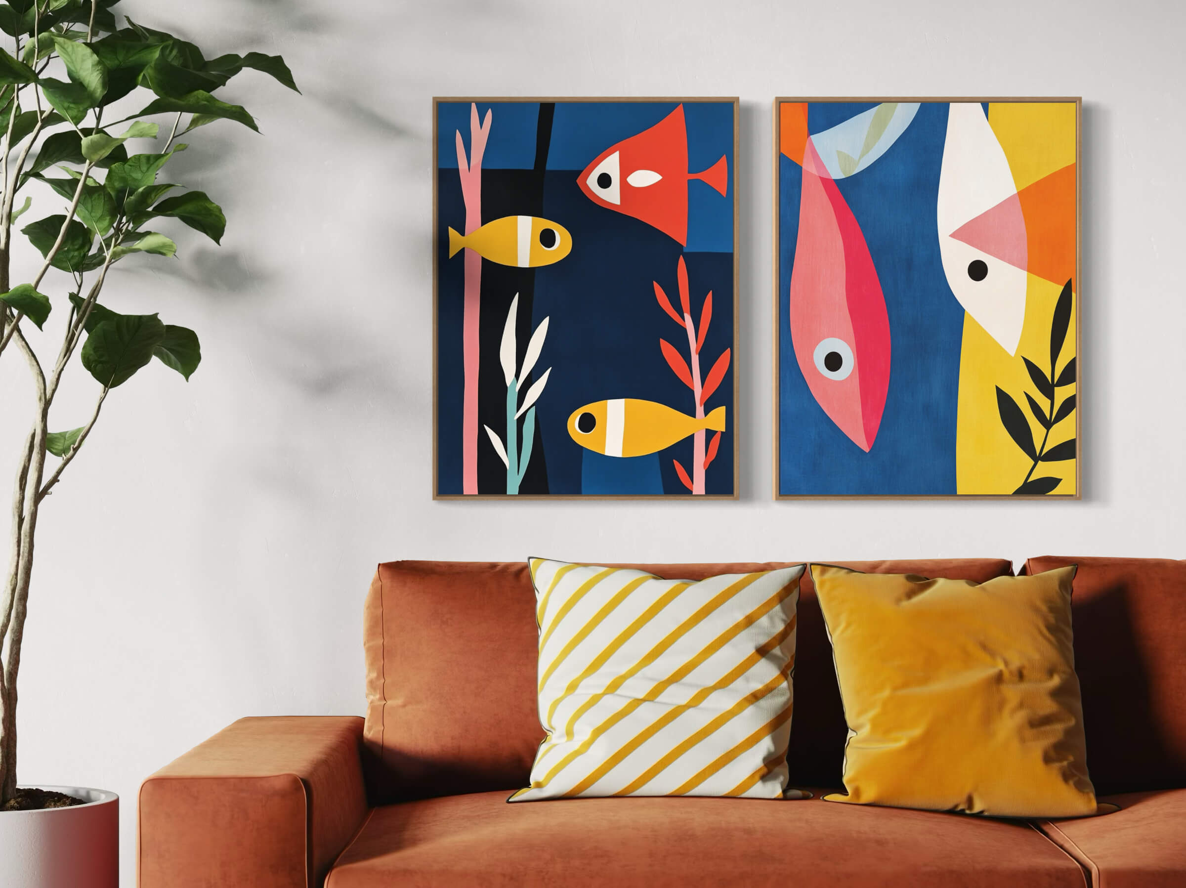Plakater med fisk
