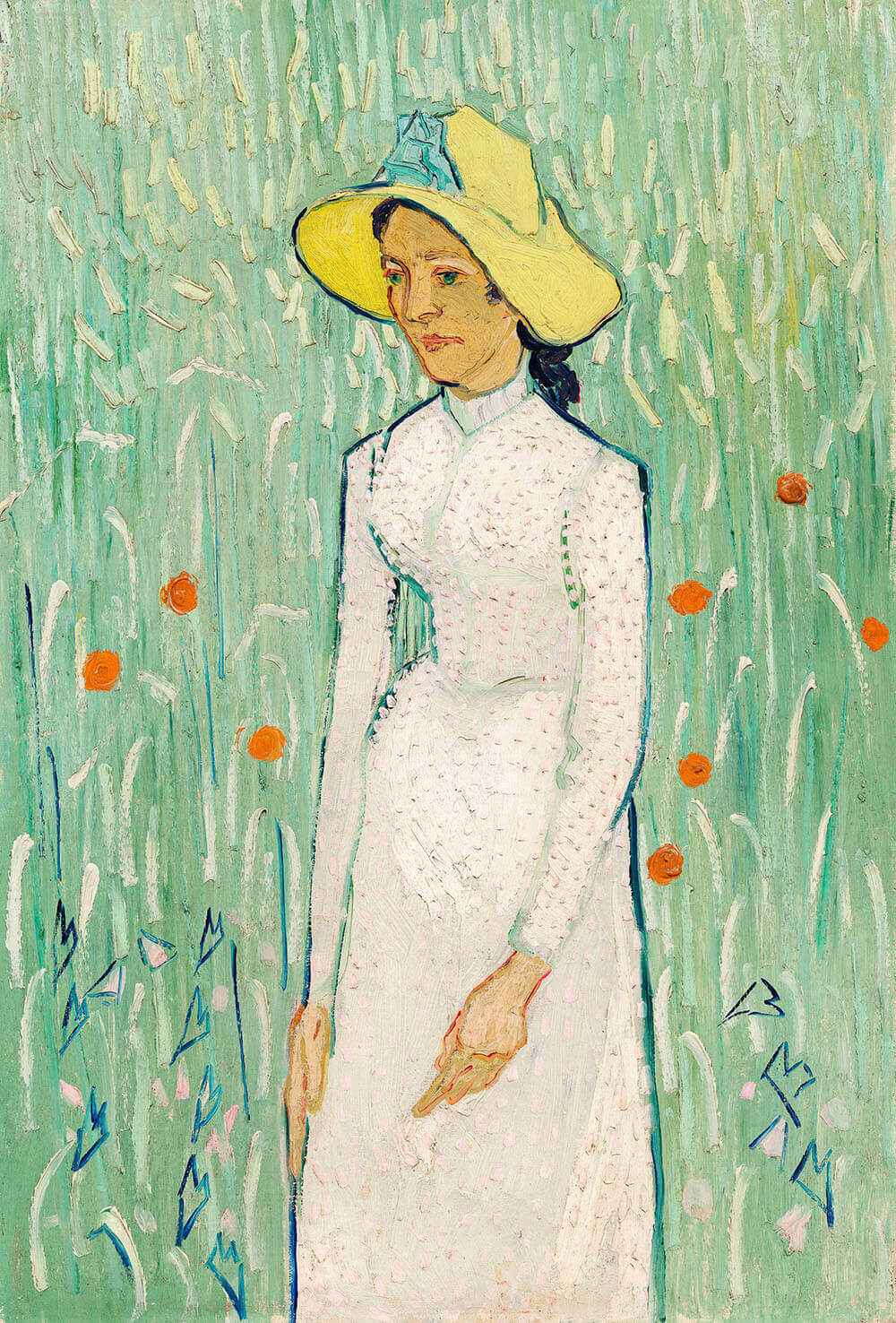 Girl in White (1890) by Vincent Van Gogh.