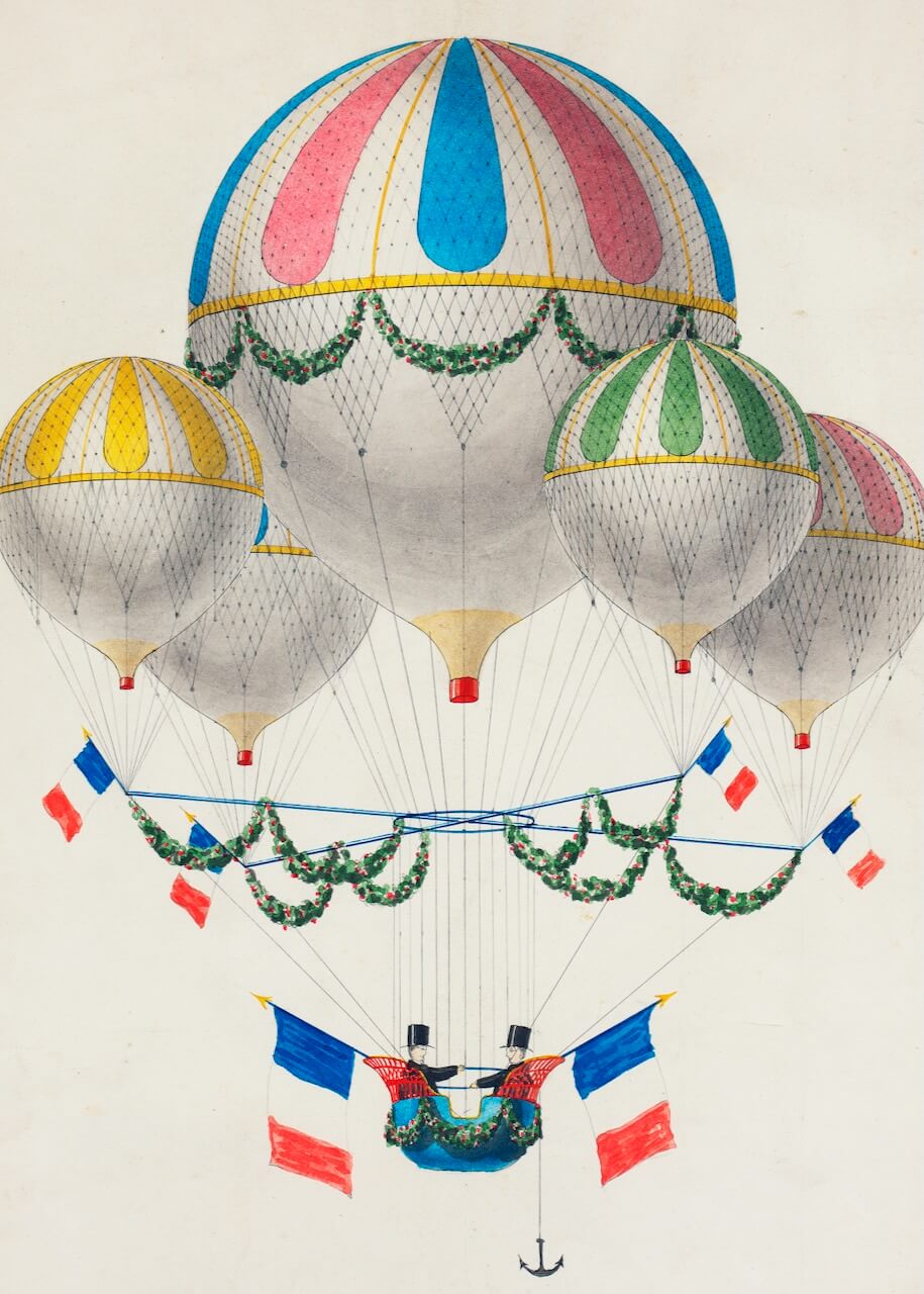 Artery8 Aeronaut Godard French Flag Balloon