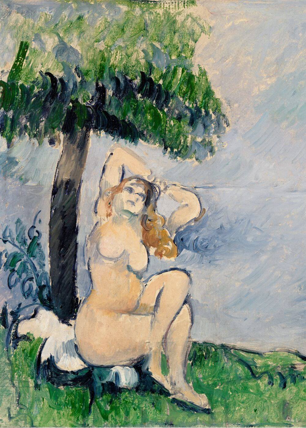 Bather at the Seashore (Baigneuse au bord de la mer) (1875)