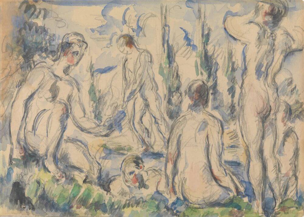 Bathers (recto)