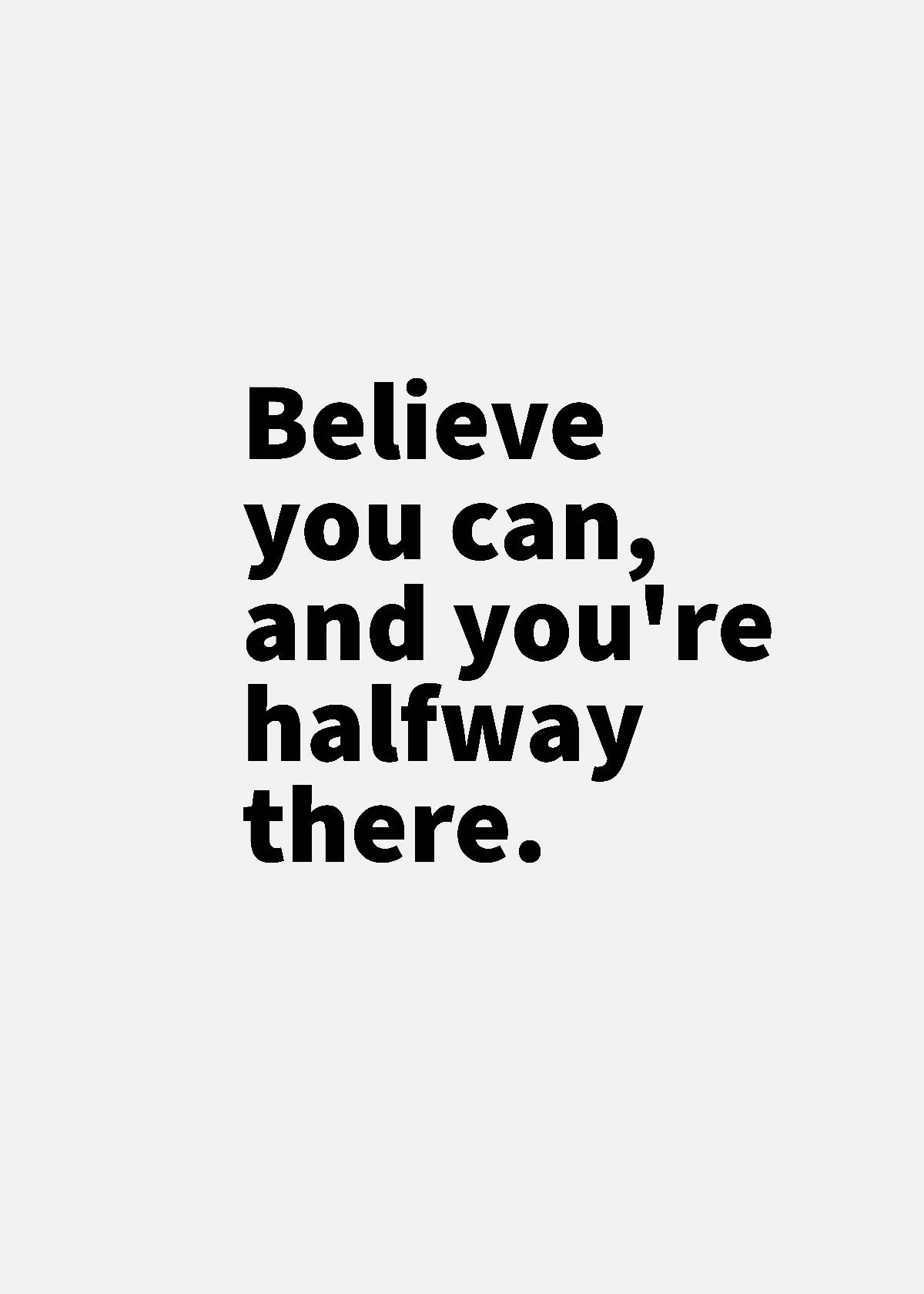 Believe You Can