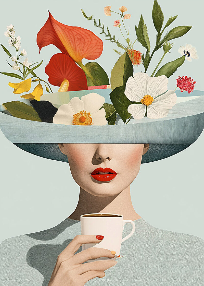 Coffee with Flowerhat