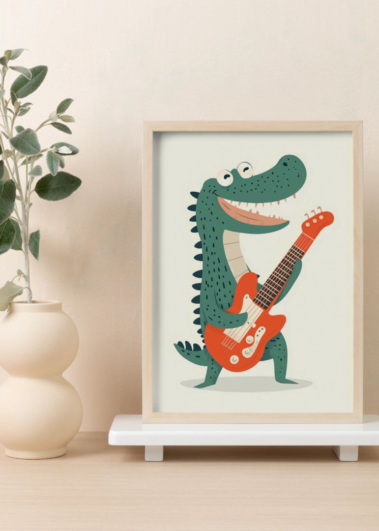 Crocodile guitar