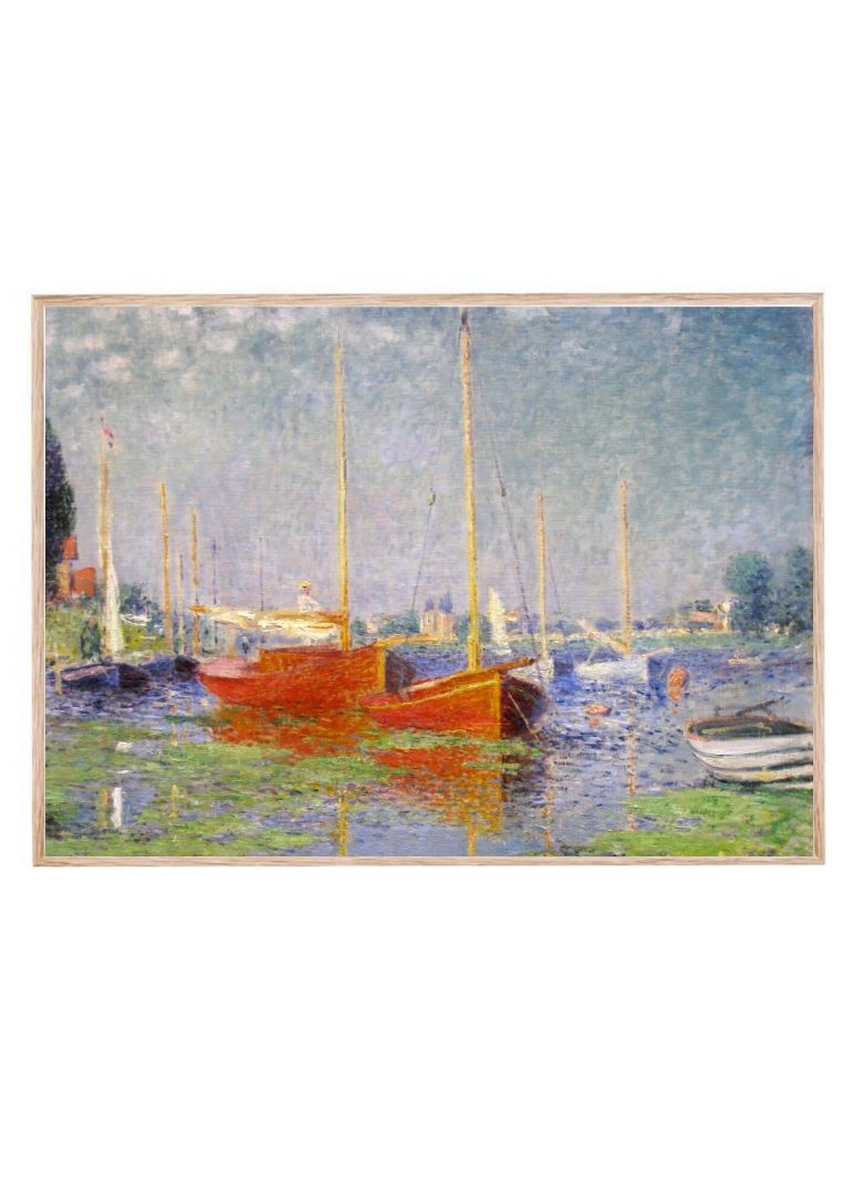 Red Boats at Argenteuil