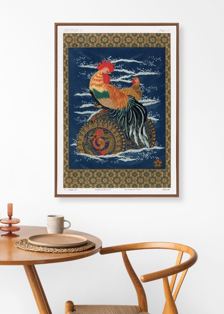 Rooster from the Ornamental Arts of Japan