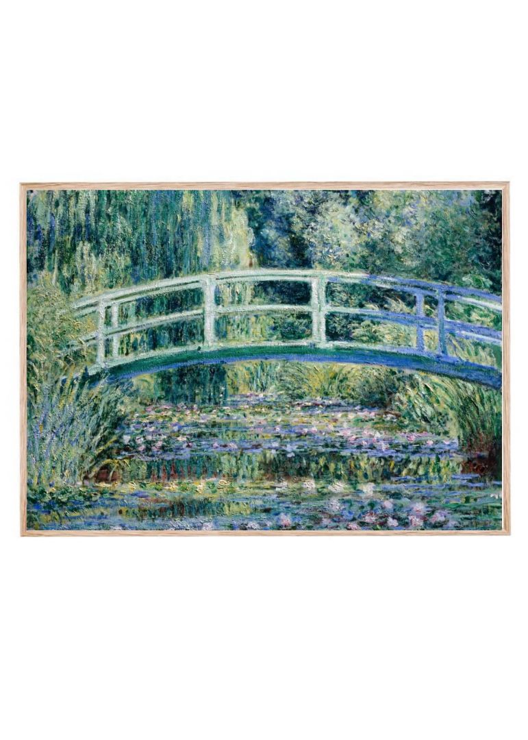 Water Lilies and Japanese Bridge